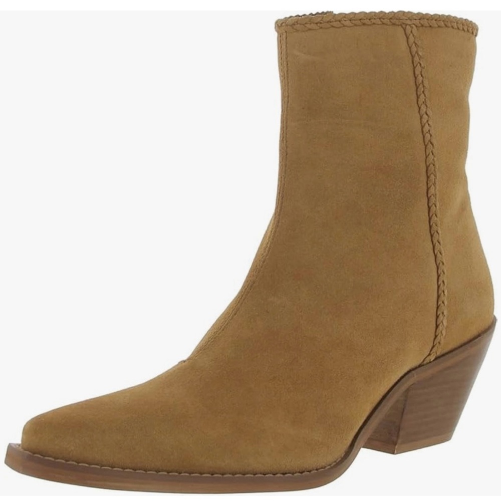 Matisse Coconuts Tan Heeled Western Ankle Boots Size 10